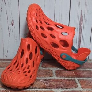 Merrell Hydro-Moc Water Shoe Tangerine Orange‎ Men's 7 Women's 8.5 Beach Fishing